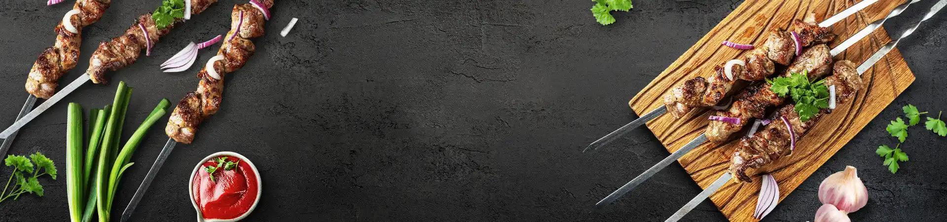 Traditionelles Schaschlik für dein Fest